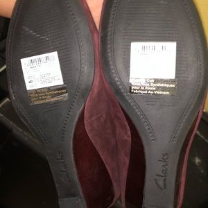 Clark wedge maroon